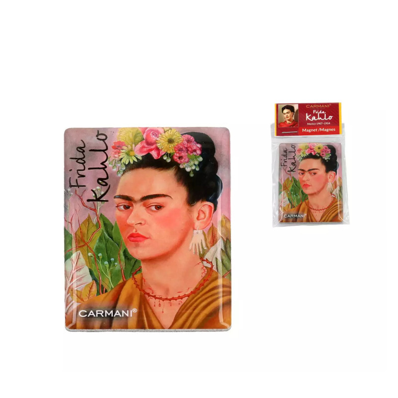 Magnetka obdélníková Frida Kahlo autoportrét